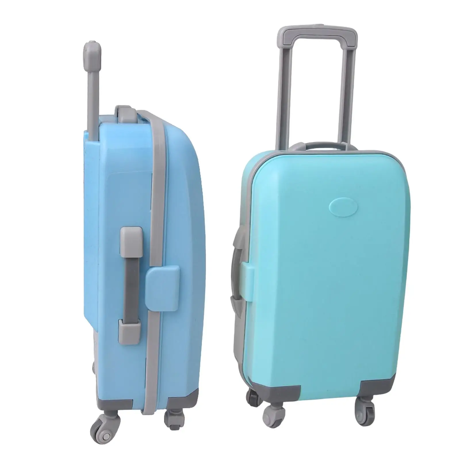 Maleta de viaje para muñecas Barbie, accesorios para muñecas, ruedas suaves, para muñecas de 18 pulgadas, para juegos de simulación, preescolar