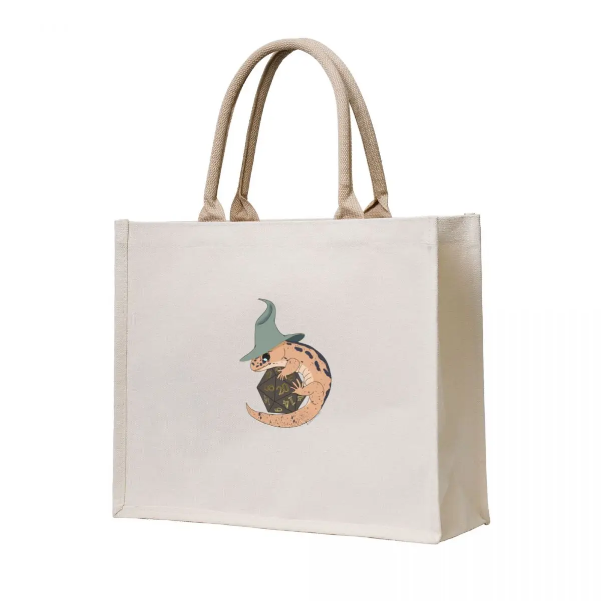 

DnD Wizard Lizard- Mint and Brown Tote Bag custom tote bag custom bags shoping bag Women's beach bags