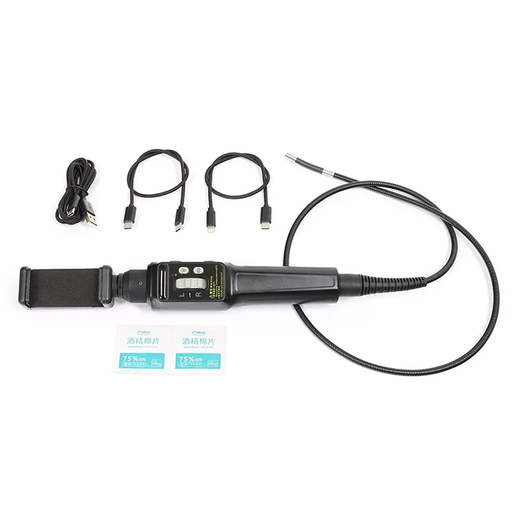 

YSGJ 360° ° Бороскоп для труб двигателя 360° ° Транспортные средства Универсальная эндоскопия двигателя и труб для мобильных телефонов Apple и Android