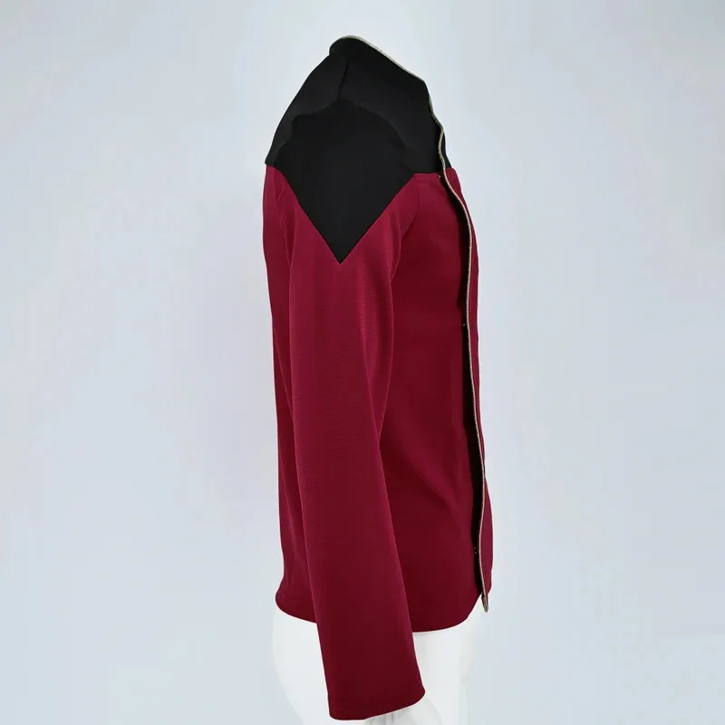 

CyCosplay Prodigy Captain Kathryn Janeway Starfleet Uniforms Jacket Costumes Male Tops for Men Adult ST Prop
