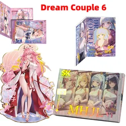 New Sexy Goddess Dream Couple 6 Card Goddess Story Sexy Metal Cards Waifu Booster Box ACG CCG TCG Doujin Toys And Hobby Gift