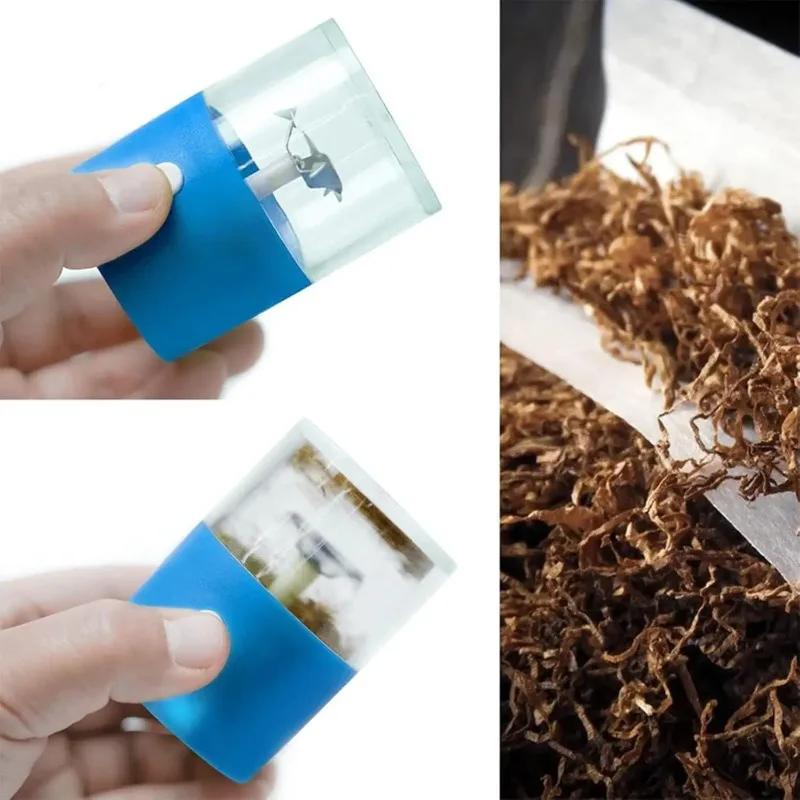 Electric Rechargeable Portable Herb Grinder Electric Tobacco Grinder USB Charging Plastic Tobacco Crusher Electric Grinder
