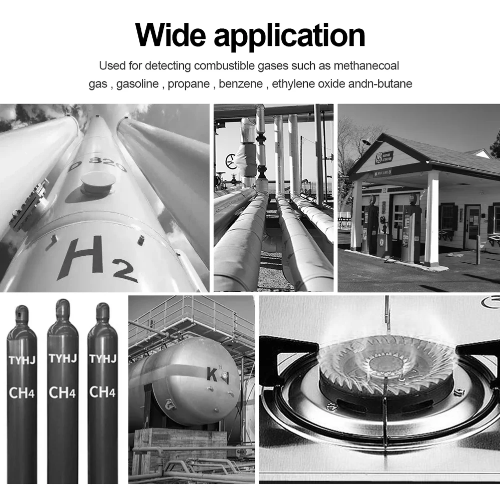 Ht61 Handheld Gaslekdetector Methaan Brandbaar Gas Testers Draagbare Gassen Concentratie Analysator Meter Lekkage Tools