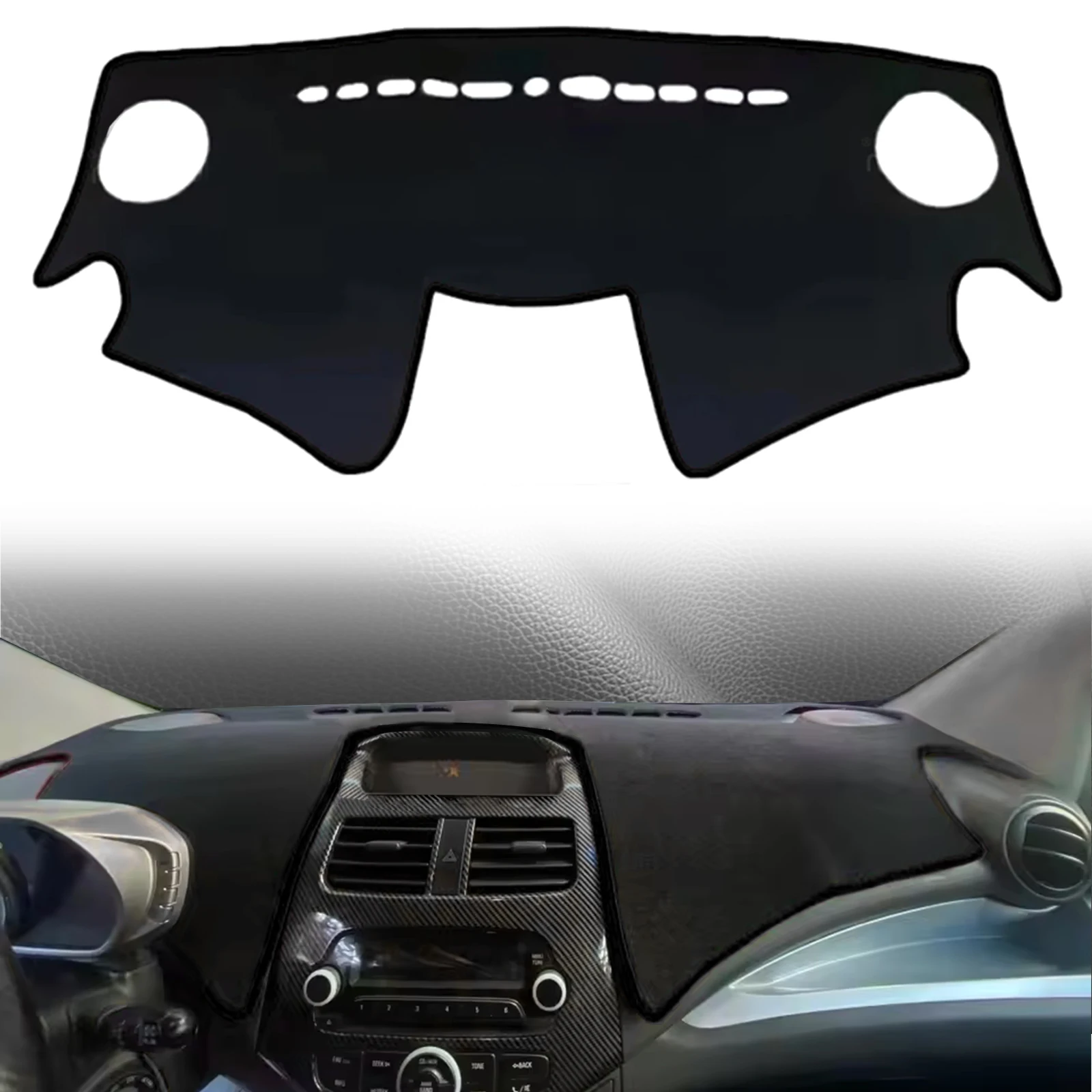 

fit for Chevrolet Spark 2015 2014 2013 Car Dashmat Dashboard Cover Pad DashMat Sunshade Protective Carpet Leather Accessories