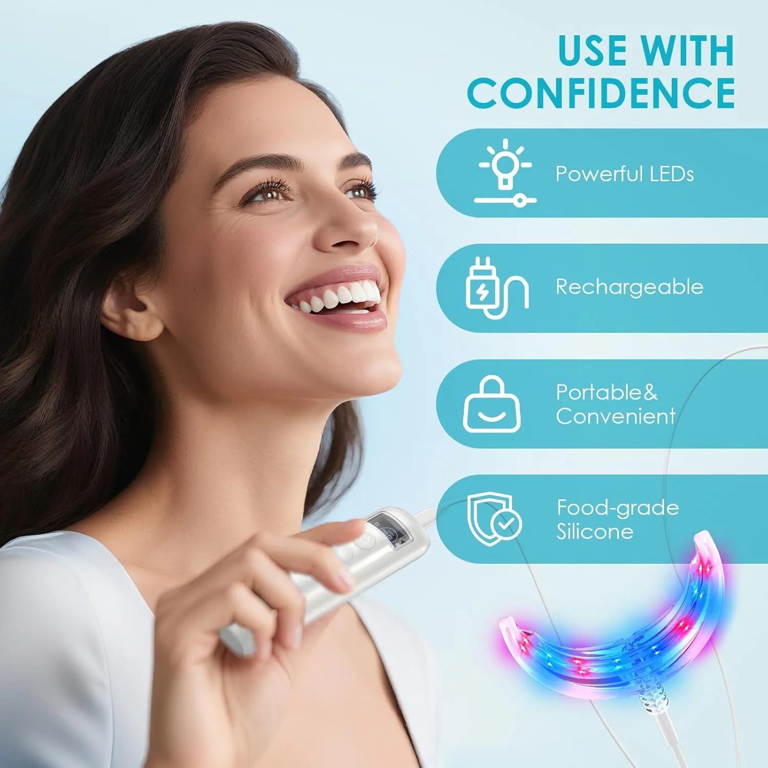 Лампа-усилитель для отбеливани – обзор и цена Teeth Whitening With Trays