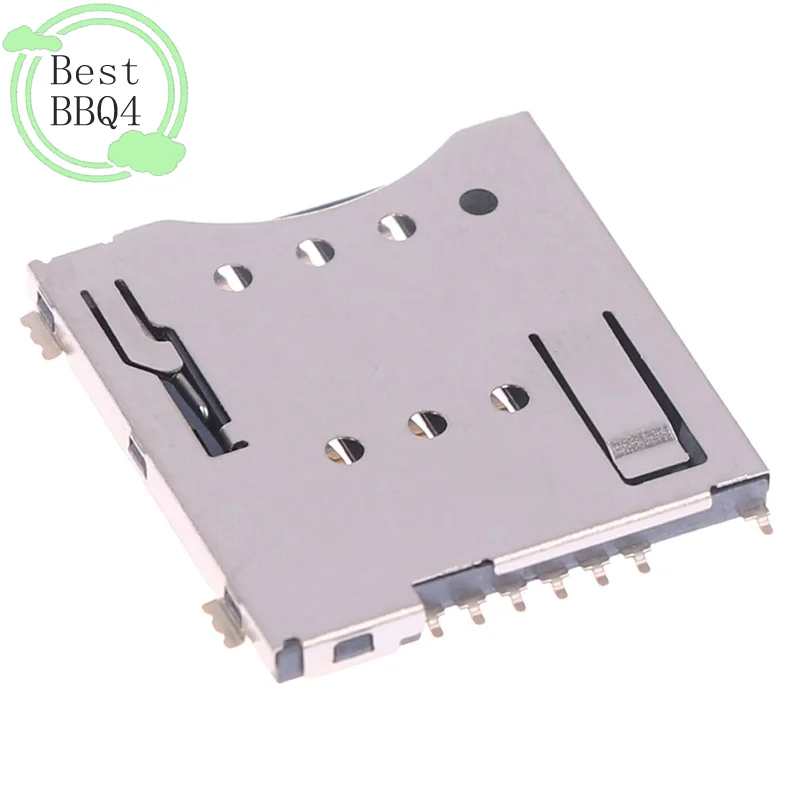 (BBQ4)MUP-C792 Original Micro SIM Card Connector Patch Self-piercing 6 +1 P SIM Card Slot Socket