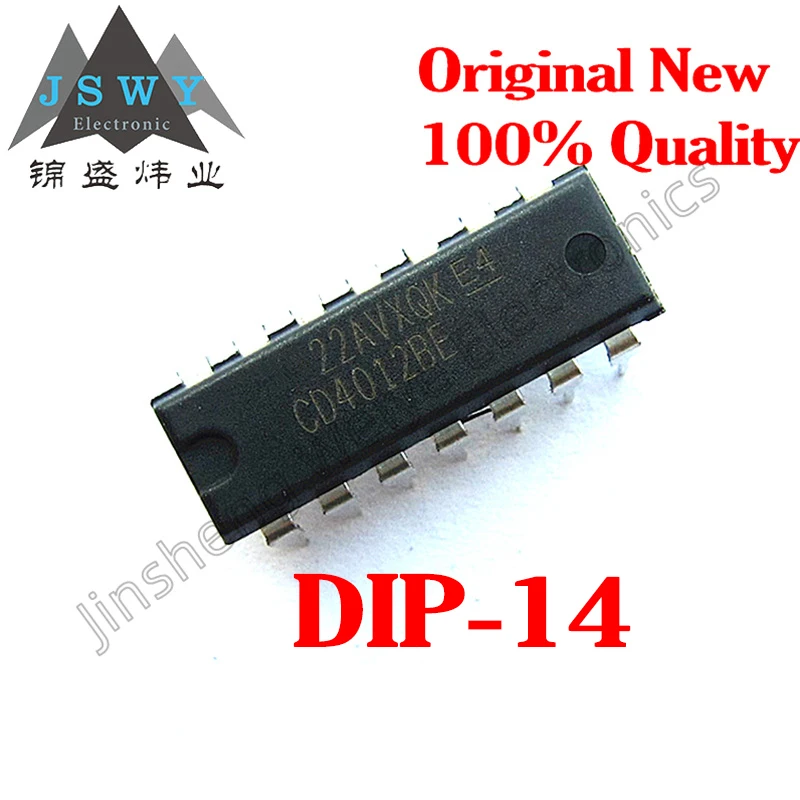 

(10/50 pcs) CD4012BE DIP-16 CD4012/Dual 4-Input & Non-Gate Digital Logic Chip/New Original Stock Electronics