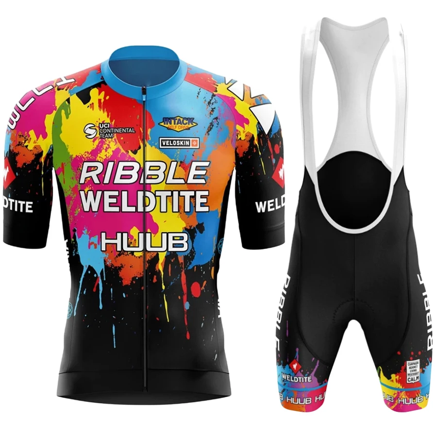 2025 Wieler Trikot-Set RCC Huub Herren Fahrradtrikot Sommer Fahrradanzug mit kurzen Ärmeln Ropa Ciclismo Hombre – Detail 10
