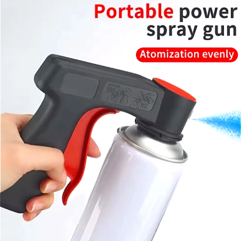 Plastic Portable Spray Paint Handle, Universal Reusable Car Color Changing Film Pasting Self Spraying Hand Spray Gun DIY