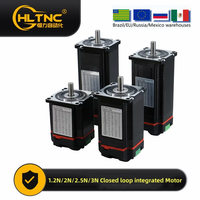 Nema23 Closed Loop Integrated Motor 1.2Nm 2Nm 2.5Nm 3Nm Diameter 8mm Hybrid Integrated Servo Motor with Drive For CNC
