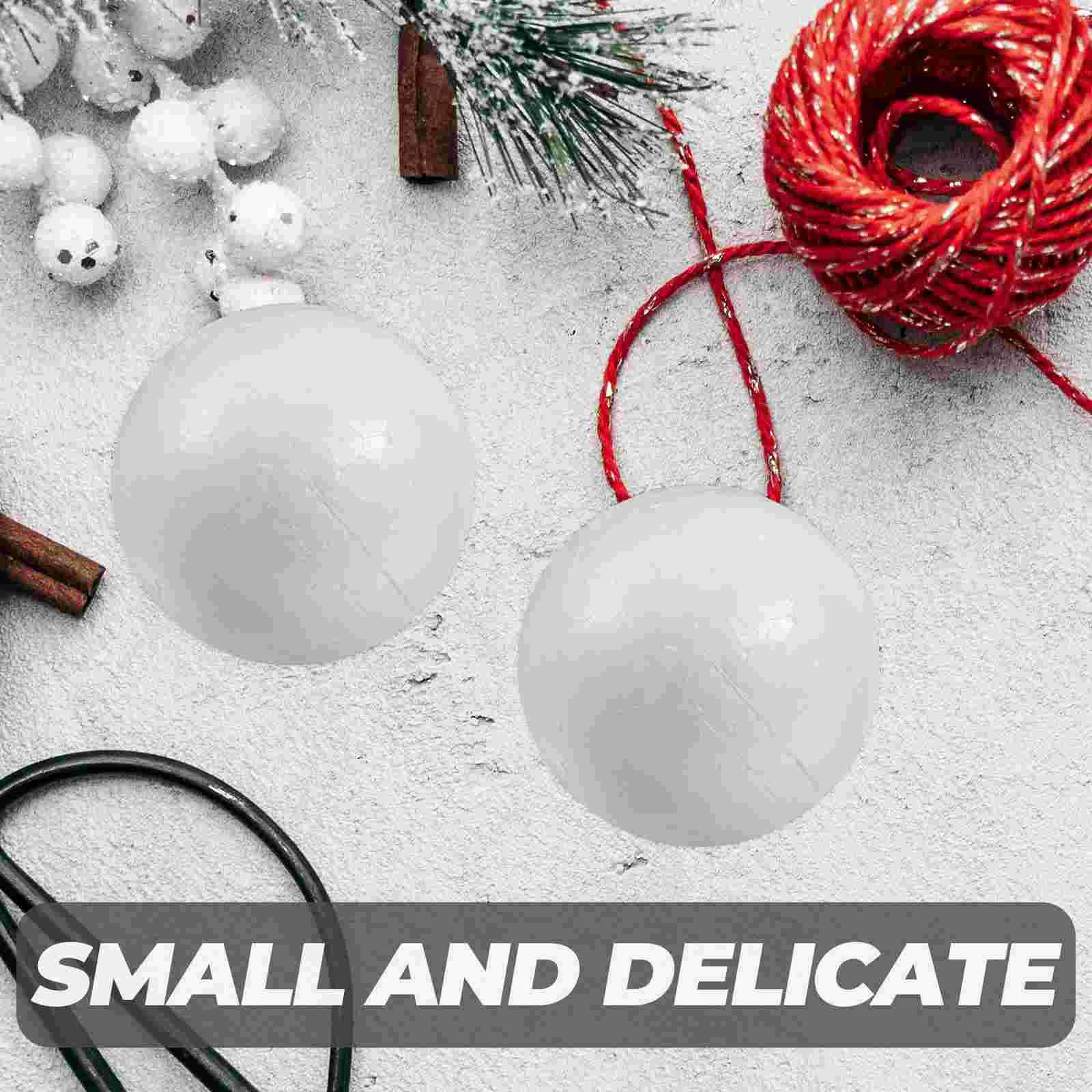 100 Pcs Home Decoration Craft Ball Polystyrene Balls White Flowers 6cm Child Solid