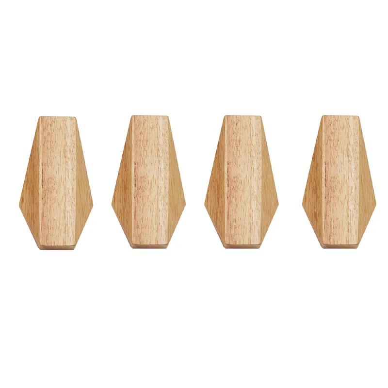 29pcs Wall Wood Hook Self-adhesive Key Coat Towel Hook Hanger for Bathroom Kitchen Accessories Room Decor Hook Storage Organizat