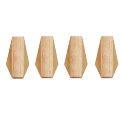 29pcs Wall Wood Hook Self-adhesive Key Coat Towel Hook Hanger for Bathroom Kitchen Accessories Room Decor Hook Storage Organizat