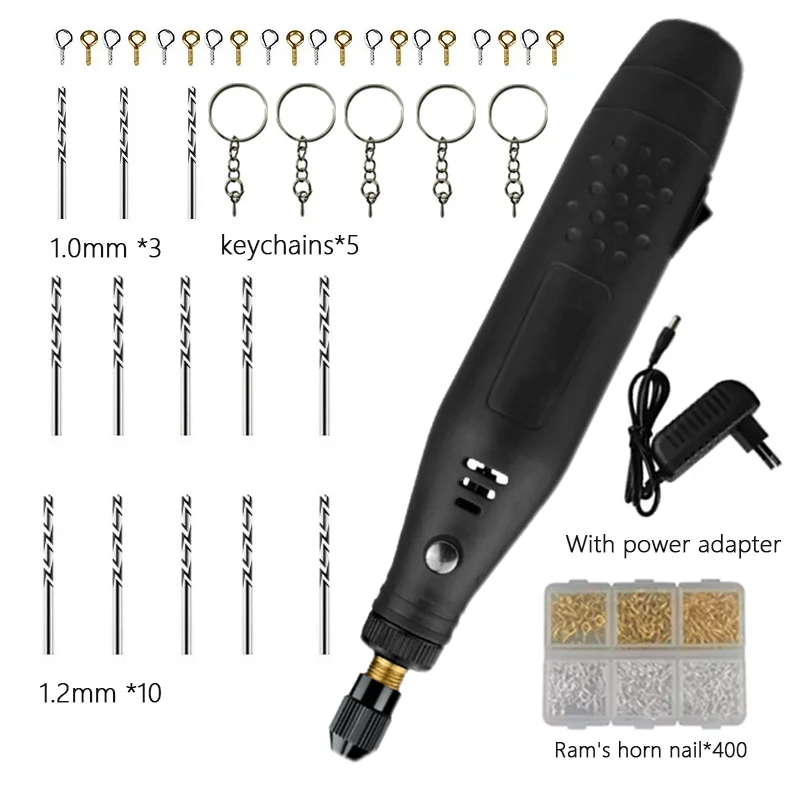 

Мини-электрическая дрель 12 В, электрическая ручка для сверления и гравировки, постоянная скорость ​ ​ Набор вращающихся инструментов, подходящий для сверления, шлифования