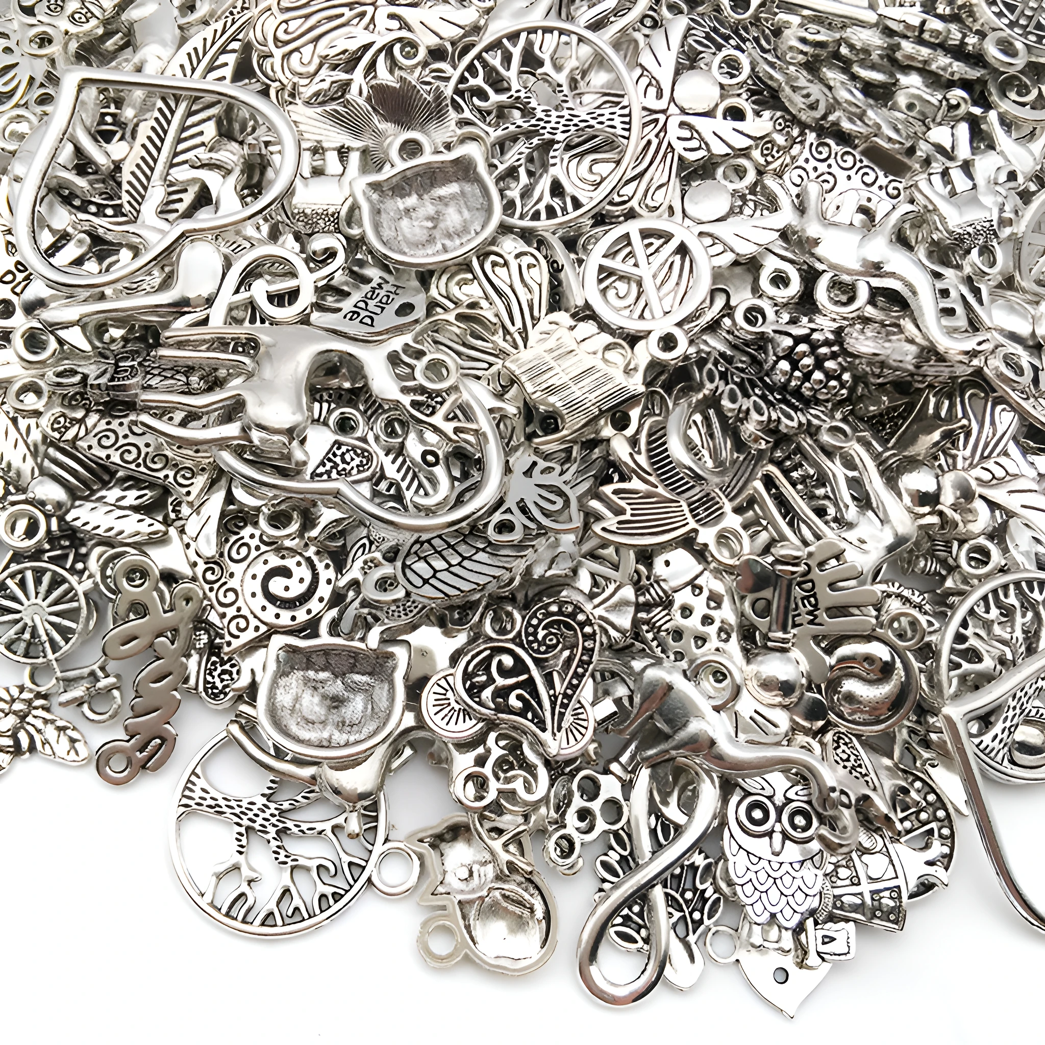 10/20/30/50個入りシルバーミックスペンダントアニマ - The Art And Craft Of Jewelry のレビューと価格