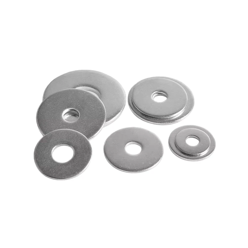 A2-70 304 SS Big Large Flat Washers M3 M4 M5 M6 M8 M10 M12 Metric Oversized Wide Plain Washers Spacers Heavy Duty Gaskets