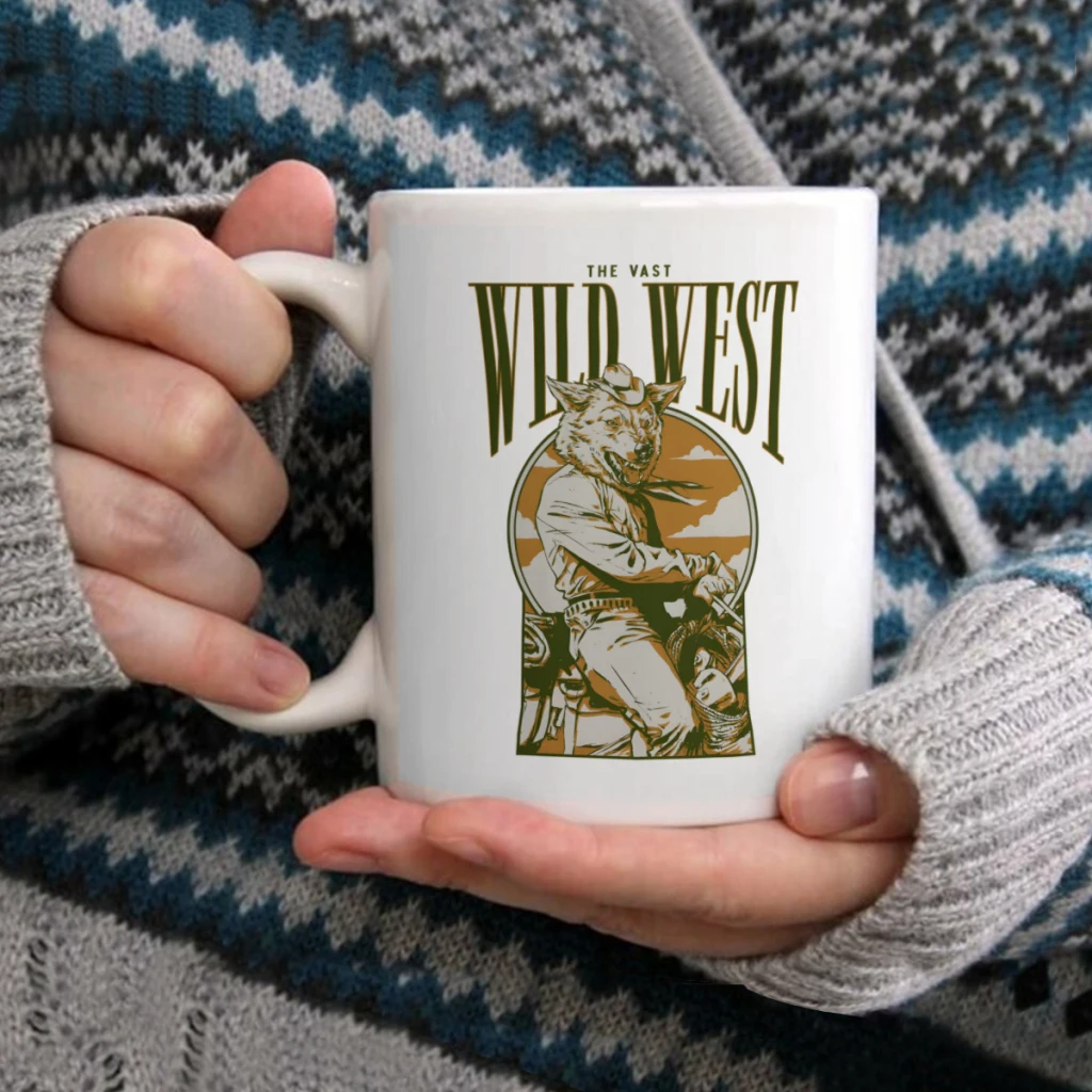 

Wild WestCoffee Mug Tea Cup 11oz Coffee Cup Funny Birthday Ceramic Mug Personalized Cup