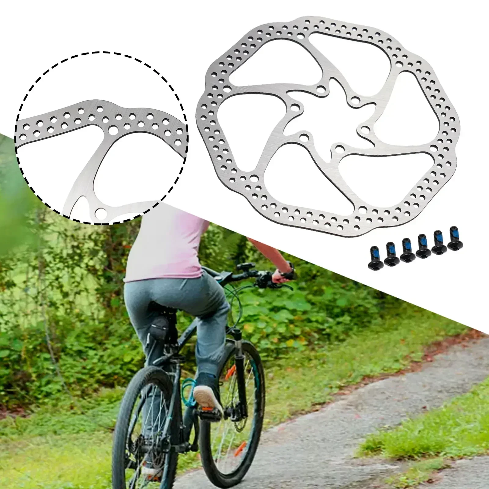 Hot Sale Practical Disc Brake Rotor Rotors Bicycle Parts Brake Disc Electric Scooter Accesories MTB Bike Parts 160mm