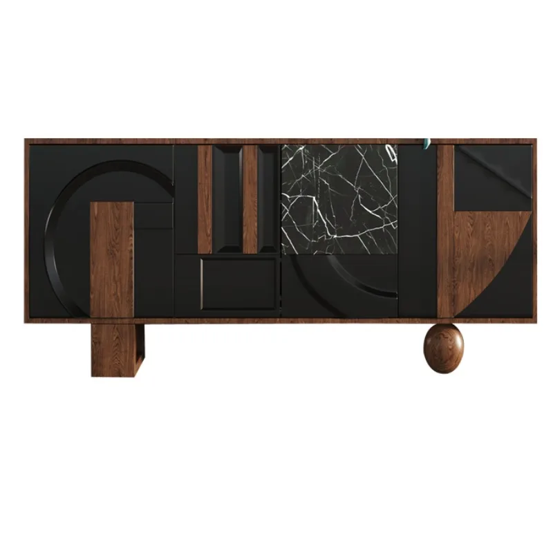 

medieval solid wood porch cabinet, entrance door shoe cabinet porch partition integrated living room dining side cabinet,