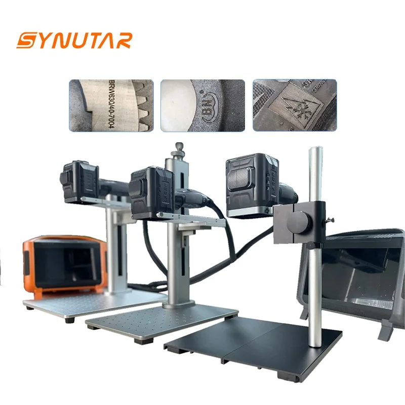 20 واط صغيرة محمولة سطح المكتب لوحة معدنية آلة التعليم بليزر الألياف سعر المصنع