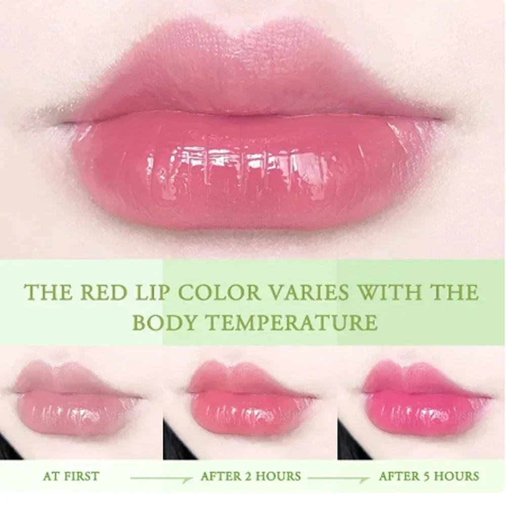 1Pcs Feuchtigkeit Lippenbalsam Langlebige Natürliche Aloe Vera Lippenstift Farbe Stimmung Ändern Lang Anhaltende Feuchtigkeitsspendende Lippenstift Anti Aging