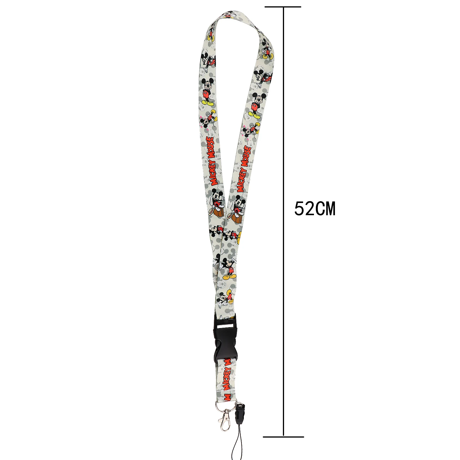 KKZ833  Lanyard Yoda Baby Phone Rope ID Card Badge Holder Fashion Stitch Neck Strap Mickey Keychain Lariat Gifts