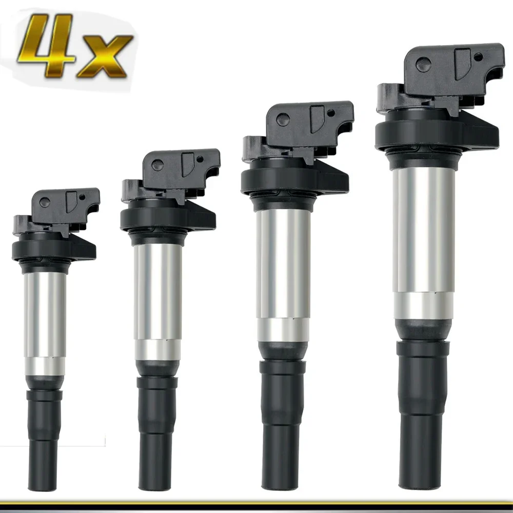 4 Ignition Coils Pack for Mini Cooper 2011 2012 2013 2014 2015 2016 OEM 12137575010 UF-598 C1692