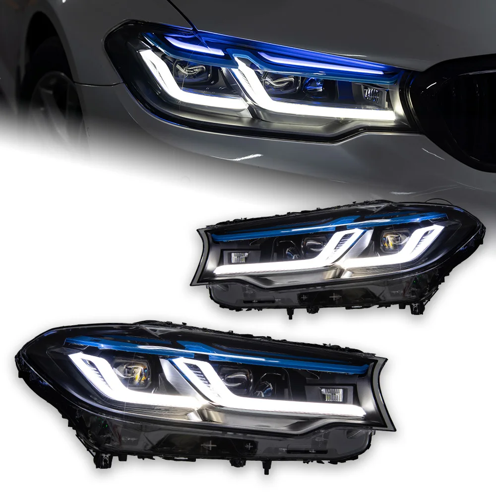 Car Lights For BMW G30 LED Headlights DRL For 2017-2020 Pre LCI Auto Accessories With Projector Lens Front 525i 530i 535i