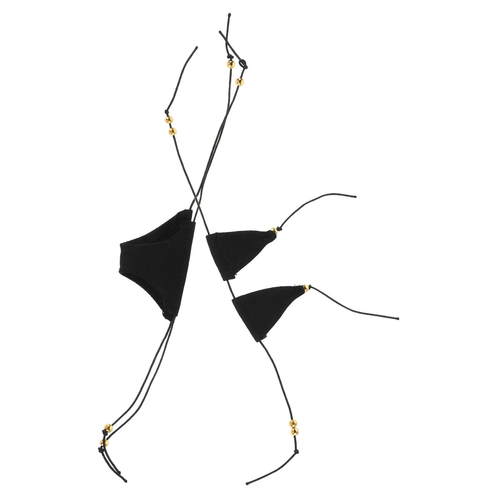 1-set strandkledingset: zomerzwemkleding voor verkleedoutfit vervanging miniatuur bikinikostuum kinderen speelaccessoire