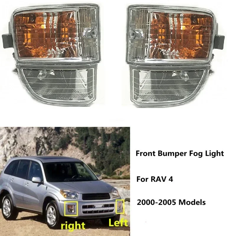 

Foglight Turn Signal Light Fit for Toyota ARV4 200-2005 Without Lamp Car Fog Lamp Car Accessories