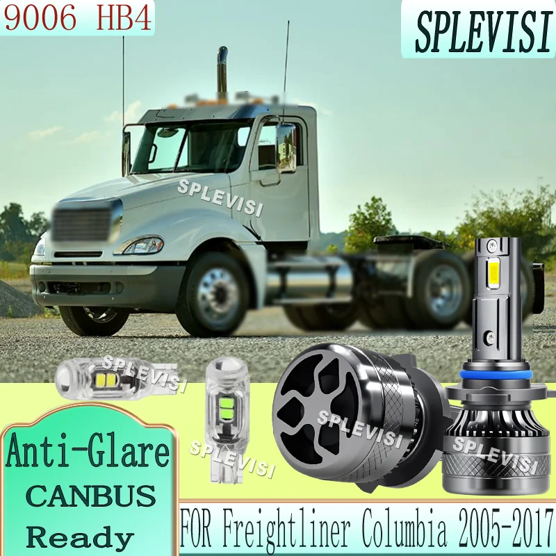 

Low Voltage Protection Cooling Fan LED Headlight Low Beam For Freightliner Columbia 2005-2010 2011 2012 2013 2014 2015 2016 2017