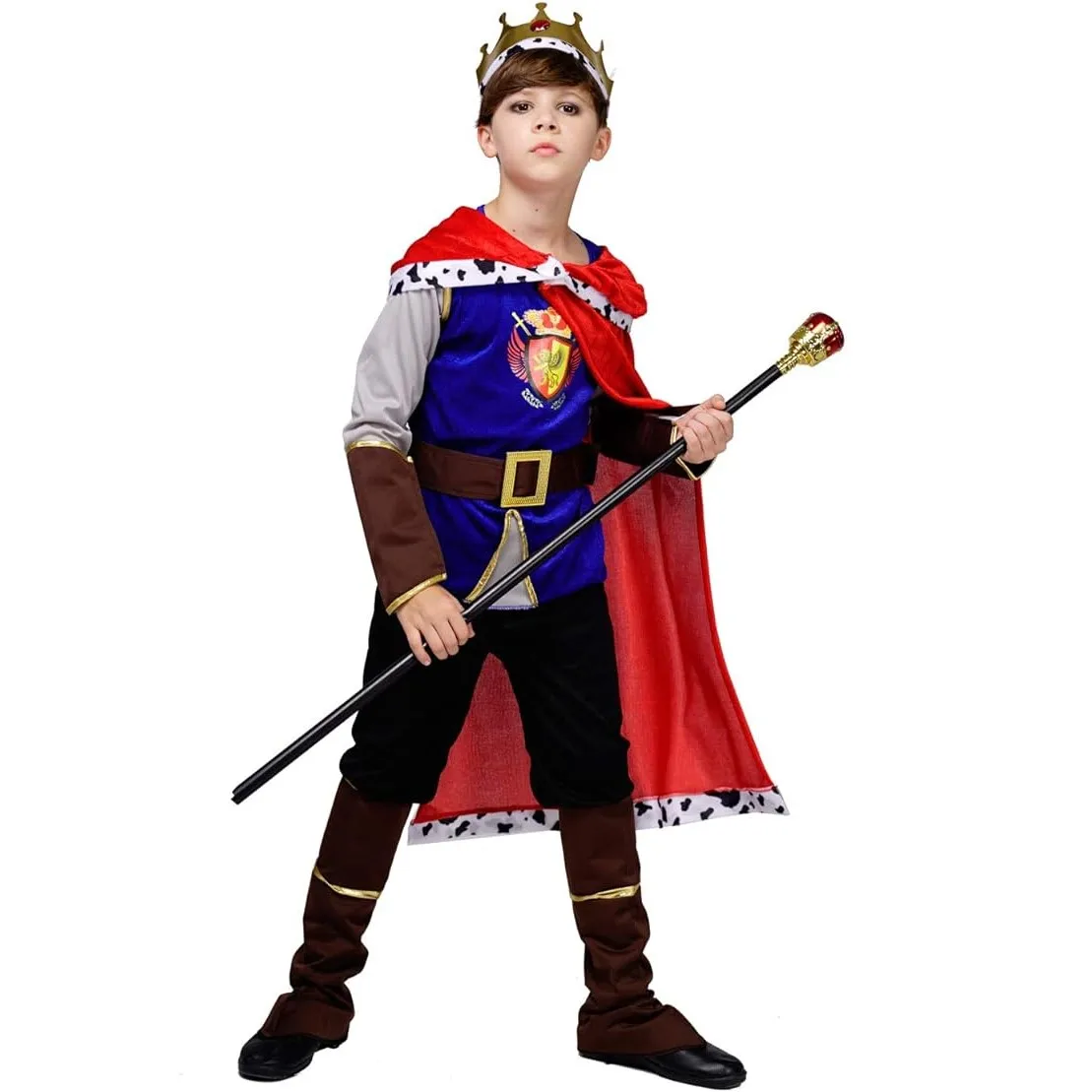 Boys Prince Charming Costume Prince Dress up Medieval Royal Prince Outfit Costume for Toddler Kid Boy Halloween Cosplay Outfits