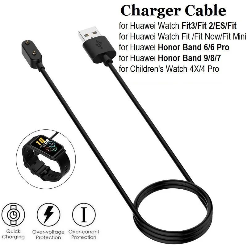

10PCS Smart Watch Charger Cable for Huawei Honor Band 9/8/7/6Pro Huawei Watch Fit3 /Fit2/ES/Fit Mini USB Charging Cords