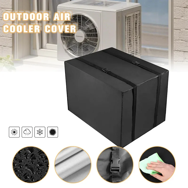 Window Air Conditioner Cover, Outdoor AC Unit Rain & Snow Protective Cover, Waterproof Dustproof Cooler Cove