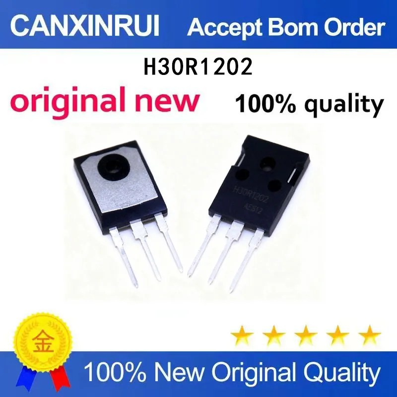 

(5-100 Pieces) H30R1202 transistor induction cooker IGBT tube TO-3P in stock