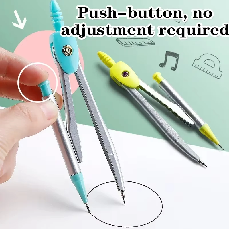 7pcs/set Compass and Ruler Sets Triangle Ruler Protractor Rubber Student Exam Specific Ruler Box Set Ruler Set School Starts