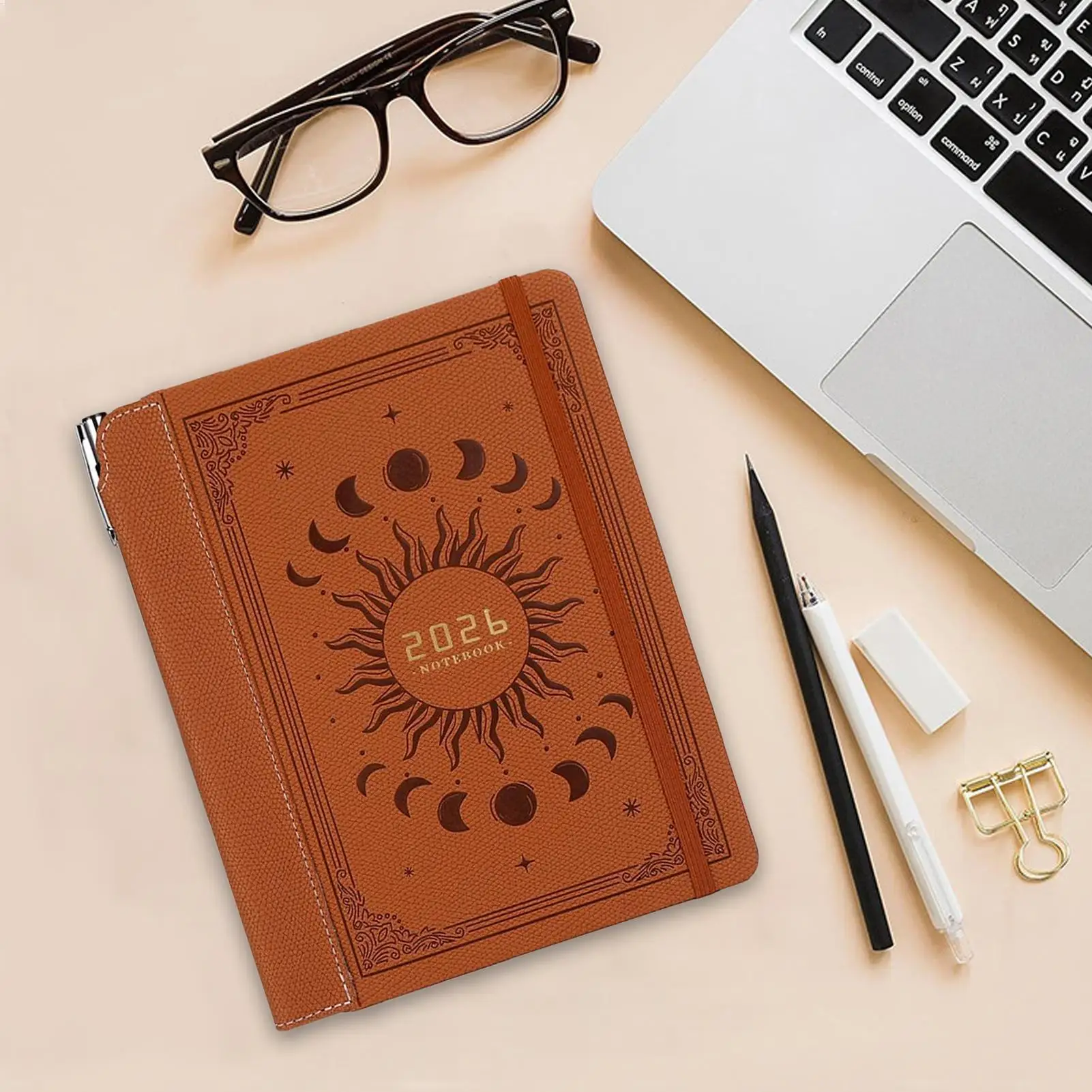 2026 Calendar Planner 2026 Calendar Book Daily English Schedule Notebook Work Record Diary For Goals Appointments To-Do List