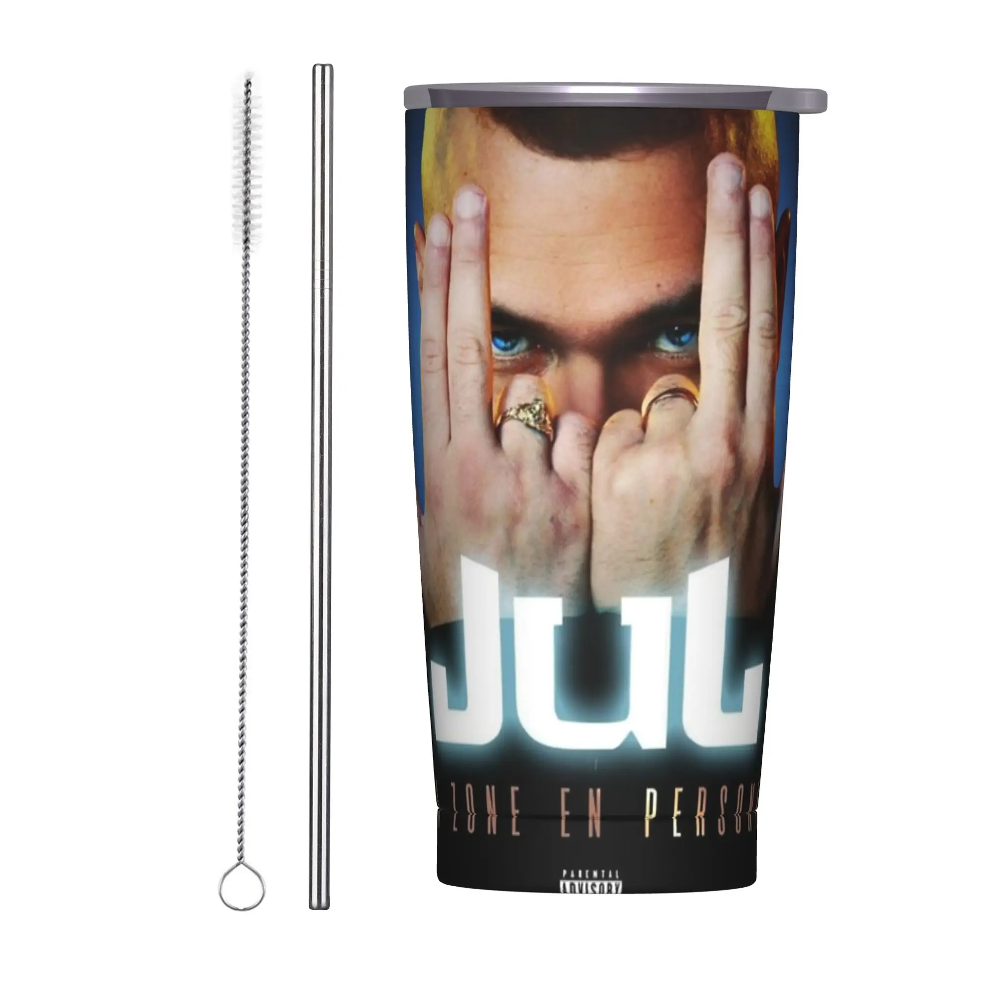 Stainless Steel Tumbler Rapper Singer Jul Thermal Cups  Insulated Cold Drink Mugs Cup Beach Water Bottle