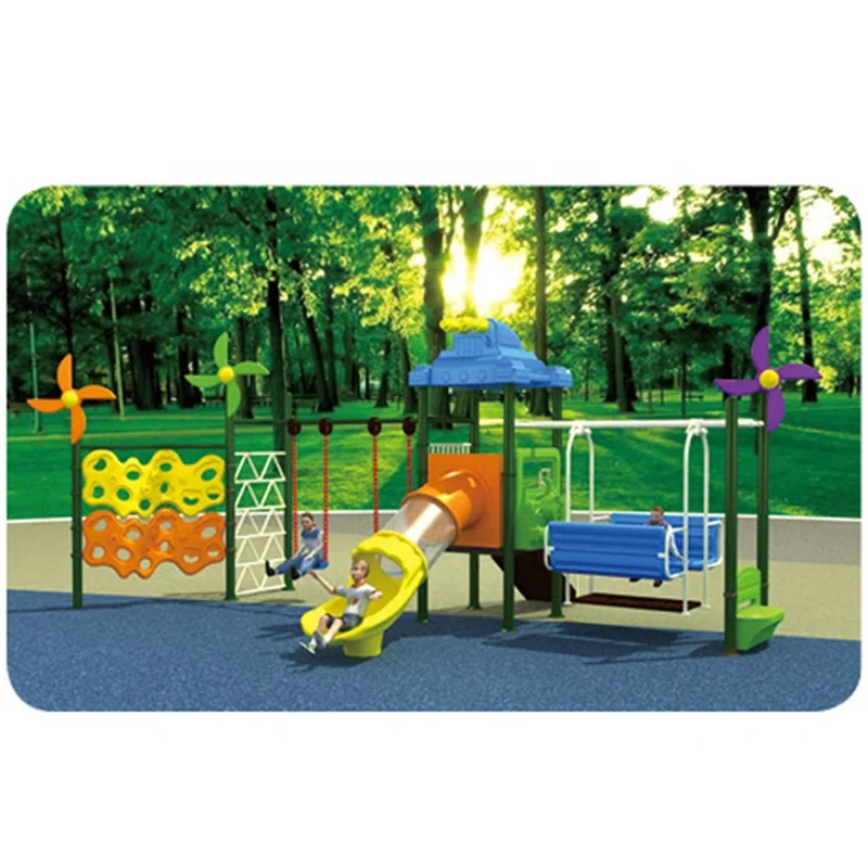 Hot Sale Good Quality Children Commercial Outdoor Playground Equipment,Kids Plastic Slide And Swing