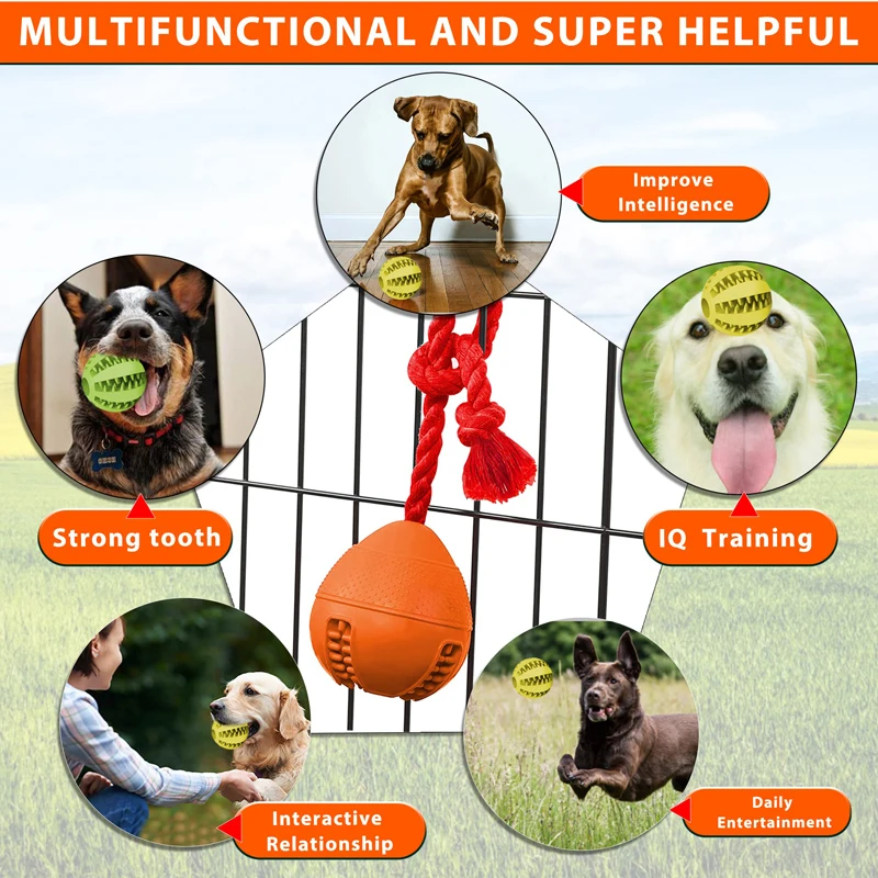 Benepaw-interativo brinquedos do cão, Eco-friendly Puzzle Rope, reduzir o stress, ansiedade Pet Treat, Dispenser Brinquedos, Crate, Puppy Training Aids