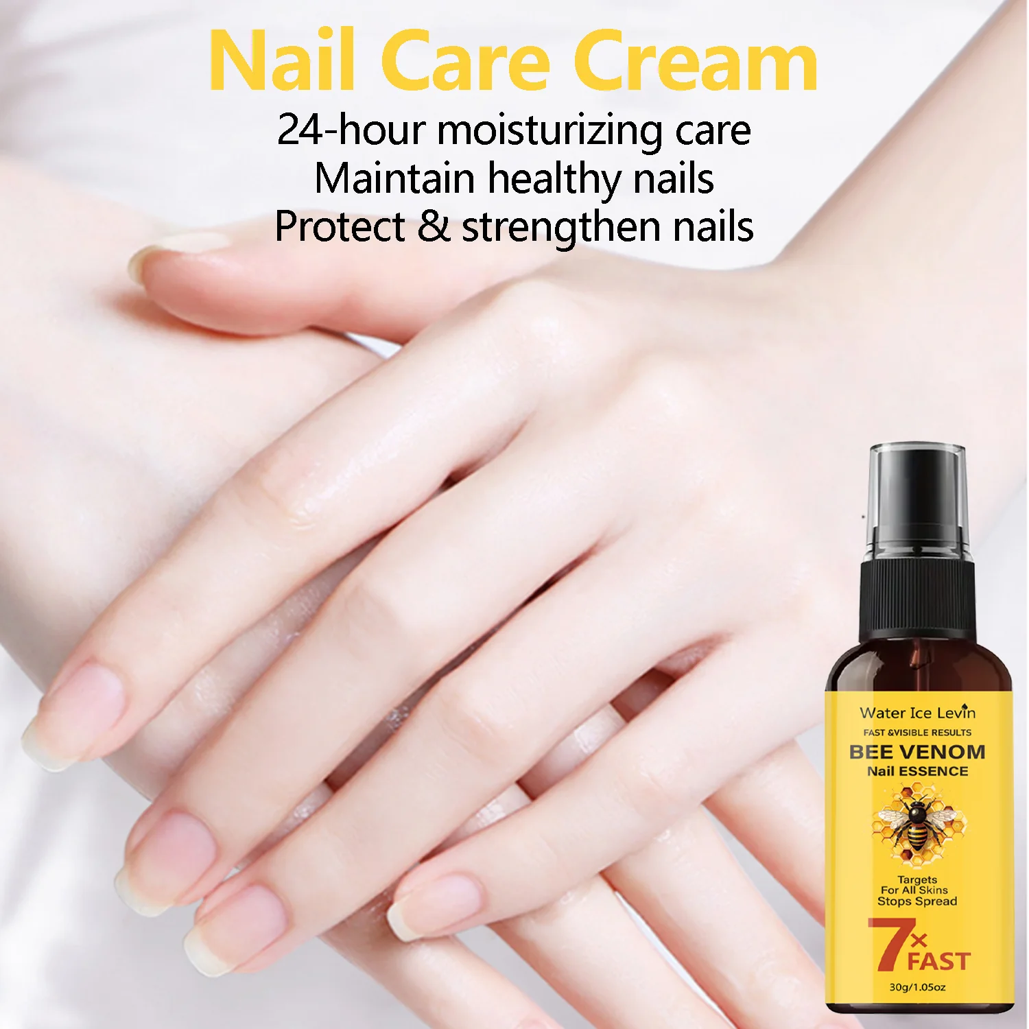 Bee Venom Nail Essence - 7X Fast Acting, Stops Spread, Suitable for All Skins, Professional Nail Care Solution
