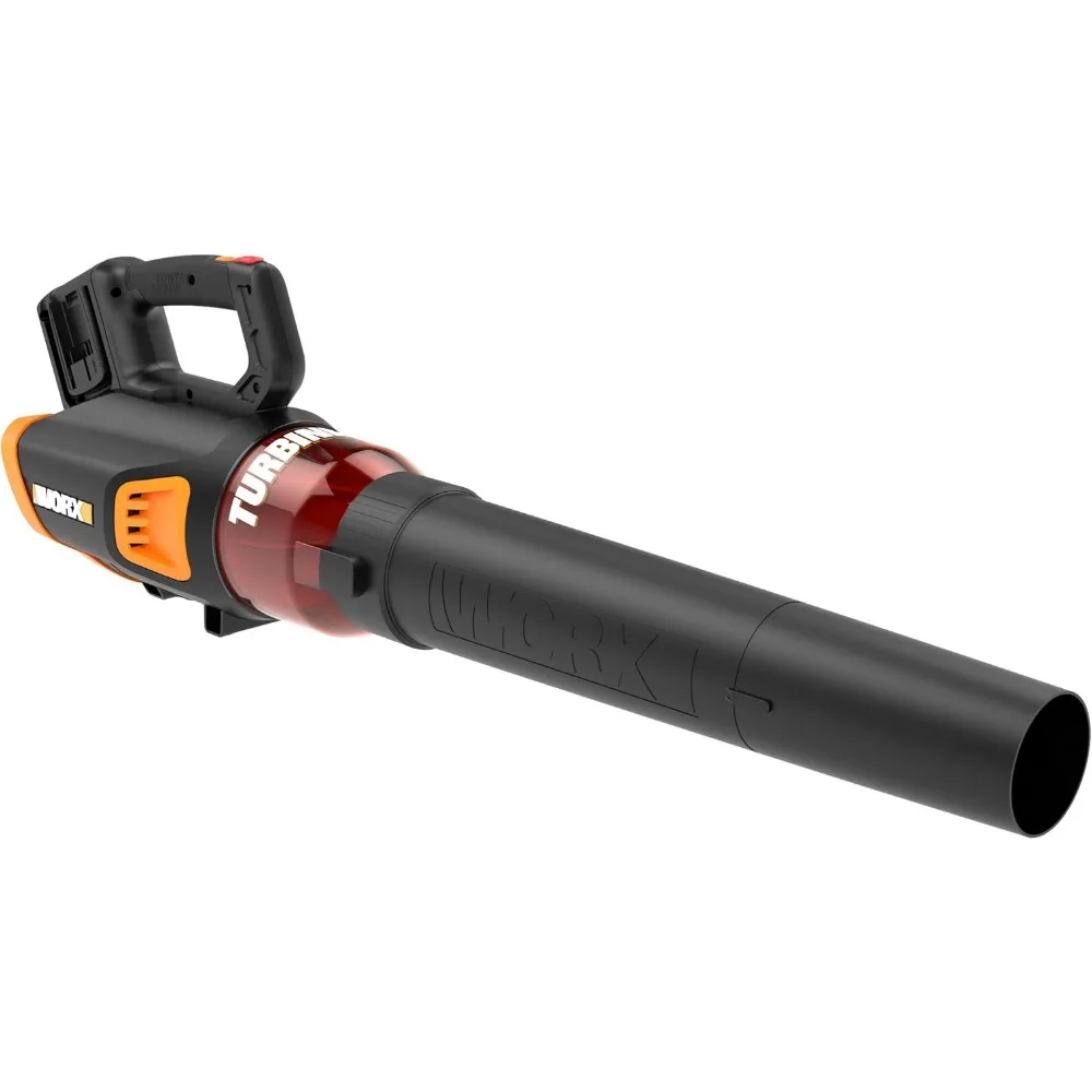 Worx-soplador de hojas de turbina de 40V, inalámbrico con batería y cargador, sopladores de Motor sin escobillas para el cuidado del césped, compacto y ligero