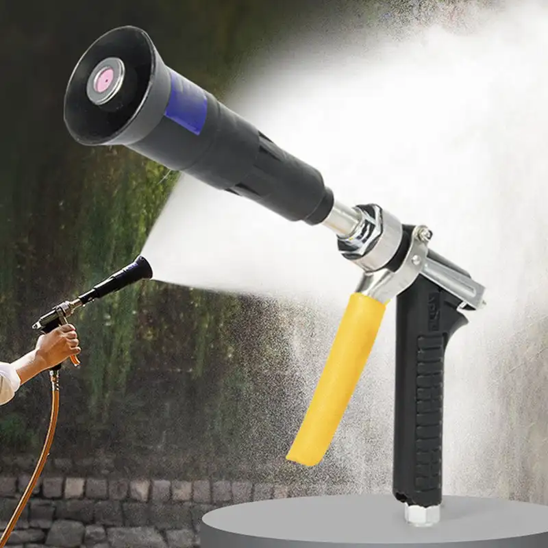 

High Pressure Atomising Sprayer with Windproof Water Garden Hose Nozzle 3 Heavy Duty Metal Spray Gun Nozzle for Watering Plants