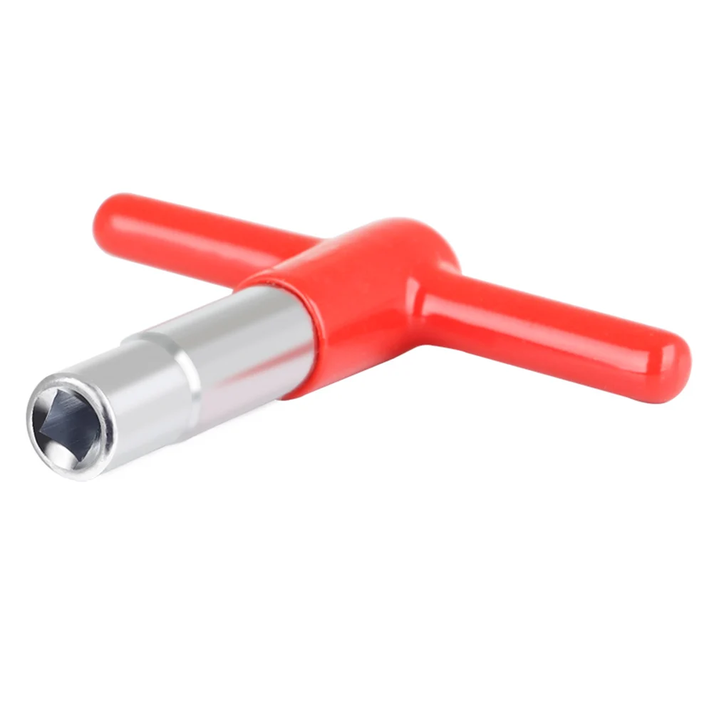 

Zinc Alloy Drum Key T Shape Tool with Silicone Non Slip Grip for Square Lug Percussion Instruments Professional