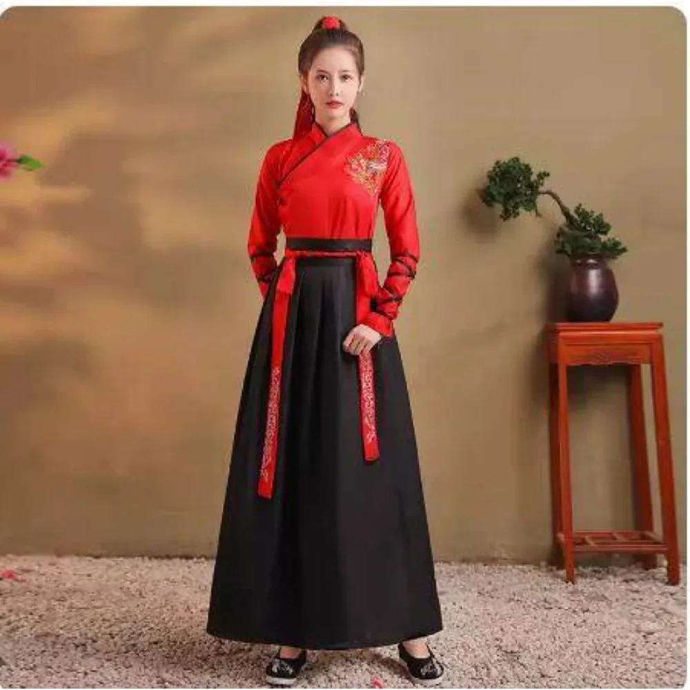 Traje Vintage para Fiesta, Estilo Étnico de Kungfu, Disfraz para Cosplay, Actuación en Escenario, Hanfu Chino, Ropa para Mujer, Vestido de Hada, Ropa para Hombre
