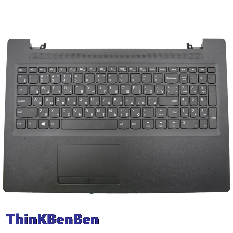 

RU Russian Black Keyboard Upper Case Palmrest Shell Cover For Lenovo Ideapad 110 15 15ACL 15AST 5CB0M72606
