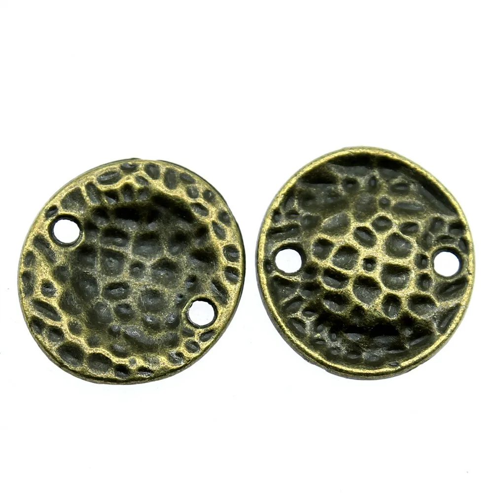 WYSIWYG 5pcs 16x15mm Small Size Water Ripples Pendants Jewelry Making Antique Bronze Water Ripples Pendants Charm