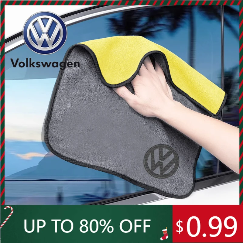 

For VW Volkswagen Jetta MK5 Golf Car Wash Microfiber Towel Auto Cleaning Drying Cloth Care Cloth For Volkswagen VW GTI Golf Polo