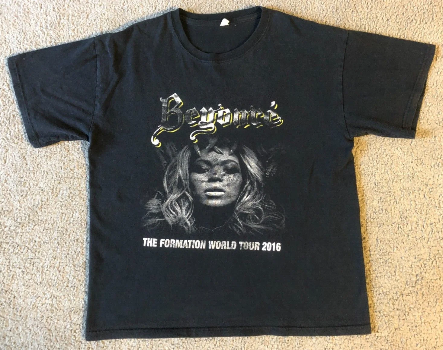 Keya 2016 Beyonce Lemonade Formation World Tour Bad Music T-Shirt - Size Medium