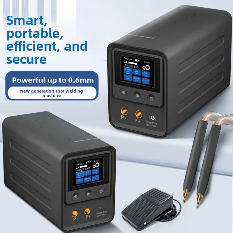 Super Farad Capacitor Spot Welding Machine 18650 Lithium Battery High Power Welding 2.4 Inch Color Screen Can Be Welded 0.6